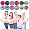 Big Dot of Happiness 50's Sock Hop - 1950s Rock N Roll Party Funny Name Tags - Party Badges Sticker Set of 12